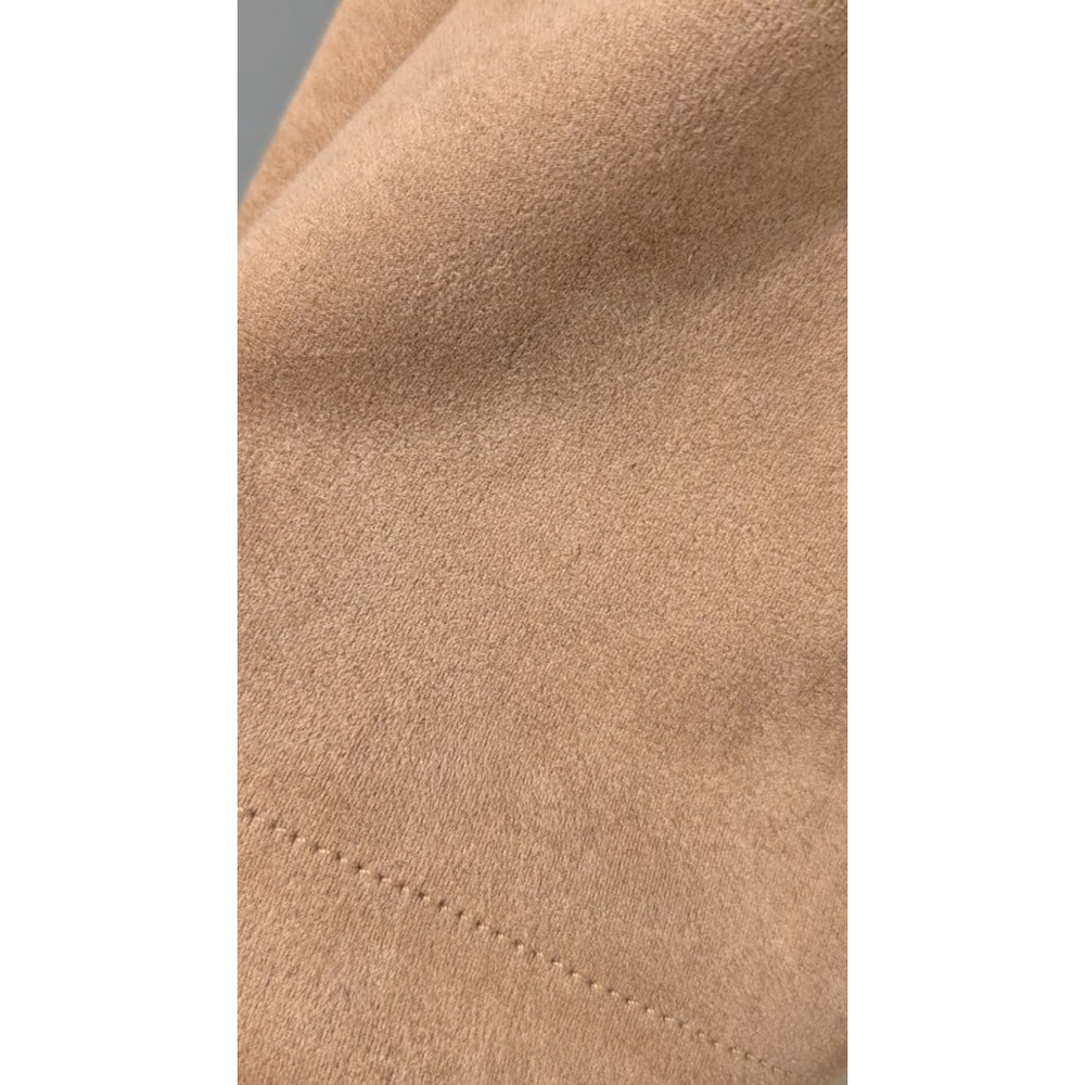 NWOT Women's Calvin Klein Tan Faux Suede Dress with Zipper Detail Size 4 - Picture 5 of 10